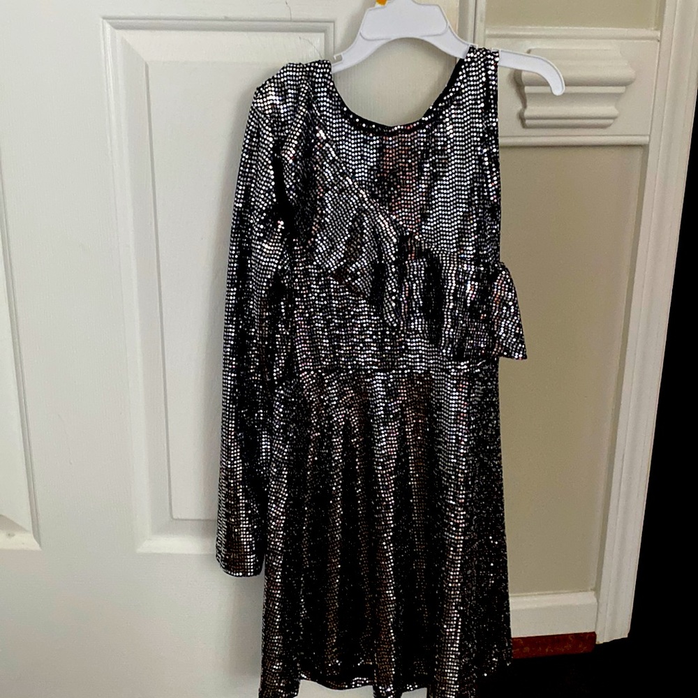 Zara girls disco ball dress